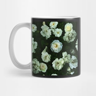 Cool White Roses Mug